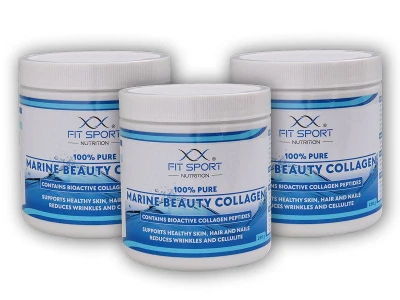 FitSport Nutrition 3x100% Pure Marine Beauty Collagen 250g Bioaktivní kolagen.peptidy VERISOL FitSport Nutrition 3x100% Pure Marine Beauty Collagen 250g Bioaktivní kolagen.peptidy VERISOL