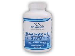 FitSport Nutrition BCAA MAX 4:1:1 + L-Glutamine 240 caps FitSport Nutrition BCAA MAX 4:1:1 + L-Glutamine 240 caps