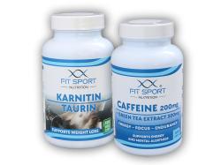 FitSport Nutrition Karnitín Taurín 120 vege caps + Kofeín 200mg + Zelený čaj 300mg 120 caps FitSport Nutrition Karnitín Taurín 120 vege caps + Kofeín 200mg + Zelený čaj 300mg 120 caps