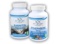 FitSport Nutrition Karnitín Taurín 120 vege caps + Synefrín 20mg 100 vege tabs FitSport Nutrition Karnitín Taurín 120 vege caps + Synefrín 20mg 100 vege tabs