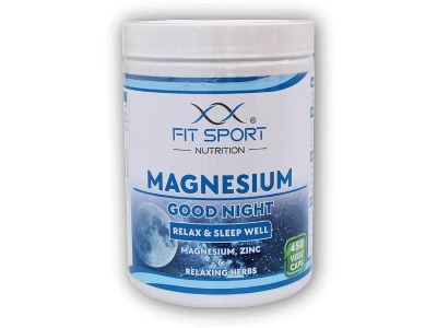 FitSport Nutrition Magnesium GOOD NIGHT 450 vege caps - Hořčík Sleep Well FitSport Nutrition Magnesium GOOD NIGHT 450 vege caps - Hořčík Sleep Well