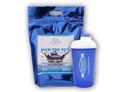 Fit Sport Nutrition Maxi Pro 90% 2500g + šejker Fitsport