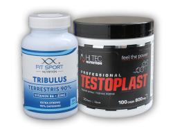 FitSport Nutrition Tribulus 90% + B6 + Zinc 100 kapslí + Testoplast 800mg 100 kapslí FitSport Nutrition Tribulus 90% + B6 + Zinc 100 kapslí + Testoplast 800mg 100 kapslí