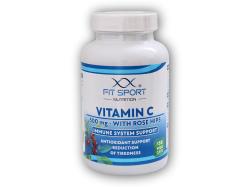FitSport Nutrition Vitamin C 500mg with Rose Hips 130 vege caps FitSport Nutrition Vitamin C 500mg with Rose Hips 130 vege caps