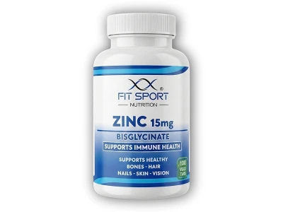 FitSport Nutrition Zinc 15mg Bisglycinate 100 vege tabs