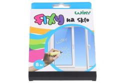 Fixy na sklo 8 barev set Lehce omyvatelné Fixy na sklo 8 barev set Lehce omyvatelné