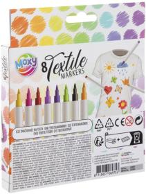 Fixy popisovače na textil voděodolné set 8 barev v krabičce
