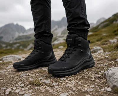 Bennon FJORD BAREFOOT+ O6 Black Mid boty