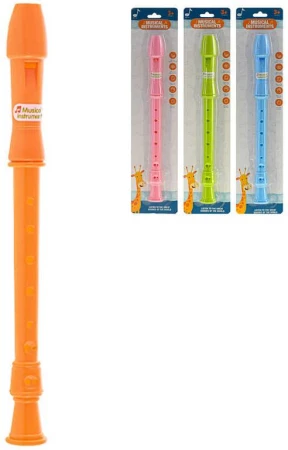 Flétna dětská plastová 31cm 4 barvy (hudební nástroje) Flétna dětská plastová 31cm 4 barvy (hudební nástroje)