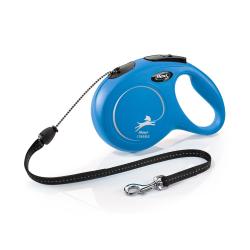 Flexi New Classic Cord M 8 m (20 kg) modrá