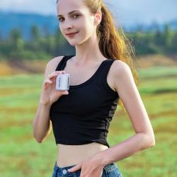 Flextail Bateriové foukadlo TINY Pump 2X POUZE Oranžová (VÝPRODEJ)