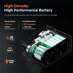 Flextail Cyklistická vzduchová pumpa TINY Tire Pump ACS
