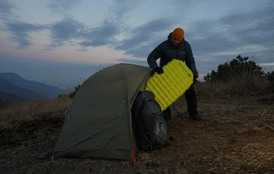 Flextail Nafukovací matrace Tiny Sleeping Pad R03 AVS Regular (zelená)