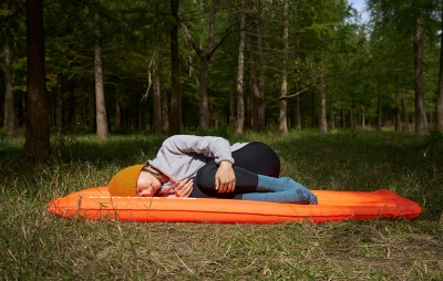 Flextail Nafukovací matrace Zero Mattress R05 Mummy L (oranžová)