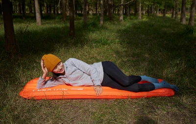 Flextail Nafukovací matrace Zero Mattress R05 Mummy L (oranžová)