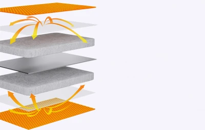 Flextail Nafukovací matrace Zero Mattress R05 Regular L (oranžová)