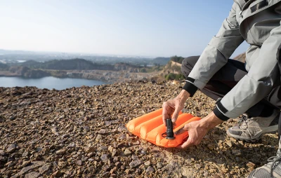 Flextail Zero Seat R02 oranžová nafukovací podložka