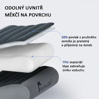 Flextail Nafukovací polštář ZERO Pillow