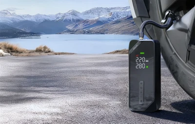 Flextail Evo 150 černá přenosná hustilka na pneumatiky