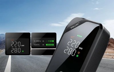 Flextail Evo 150 černá přenosná hustilka na pneumatiky