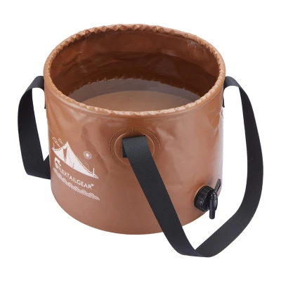 Flextail Flex Bucket 20 l hnědý skládací kbelík