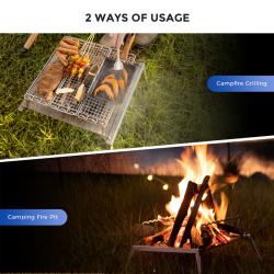 Flextail Skladací kempingový gril EZY Grill