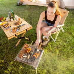 Flextail Skladací kempingový gril EZY Grill