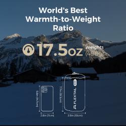 Flextail Ultra Light karimatka s batériovou pumpou TINY Sleeping Pad R09 AVS - Mummy