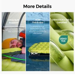 Flextail Ultra Light karimatka s batériovou pumpou TINY Sleeping Pad R09 AVS - Mummy