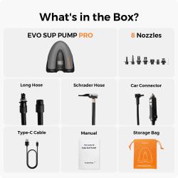 Flextail Vzduchová pumpa EVO SUP Pump Pro