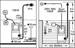 Flo Čerpadlo ponorné nerezové 1100 W 20000 l/h 10m