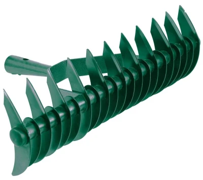 Flo Kultivátor 380 mm na trávu oboustranný, tmavě zelený