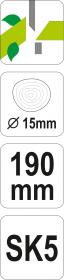 Flo Nůžky prořezávací na květiny a ovoce 190mm (průměr do 15mm)