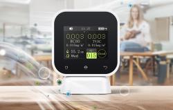 Fnirsi 4-v-1 monitor kvality vnitřního vzduchu Detektor formaldehydu s dotykovým displejem SFD-02