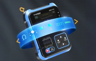 FNIRSI DSO-TC3 SigGen 3 v 1 ruční digitální osciloskop, tester tranzistorů a generátor signálu