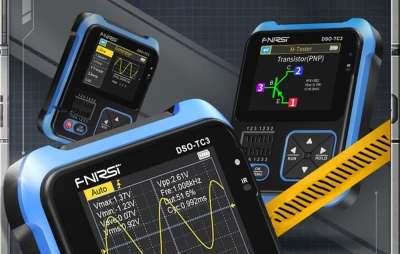 FNIRSI DSO-TC3 SigGen 3 v 1 ruční digitální osciloskop, tester tranzistorů a generátor signálu