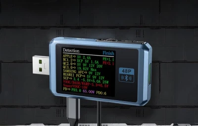 FNIRSI FNB48P BT tmavě modrý tester USB portů s Bluetooth