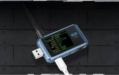 FNIRSI FNB48P BT tmavě modrý tester USB portů s Bluetooth