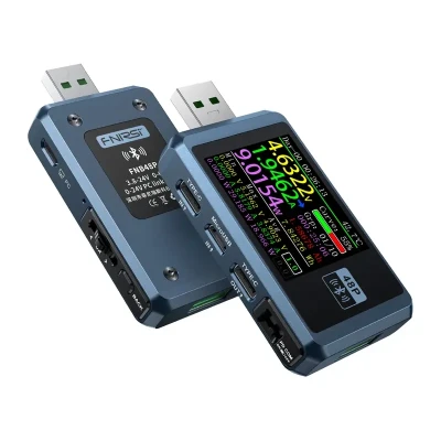 FNIRSI FNB48P BT tmavě modrý tester USB portů s Bluetooth