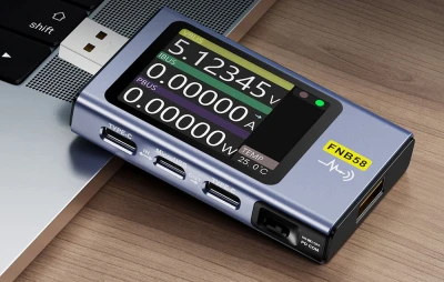 FNIRSI FNB58 BT šedý tester USB portů s Bluetooth