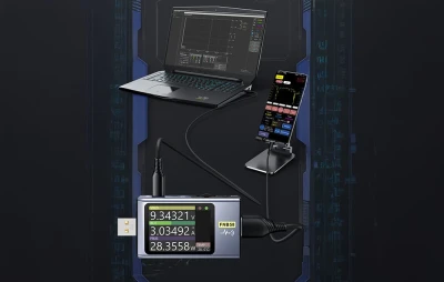 FNIRSI FNB58 BT šedý tester USB portů s Bluetooth