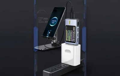 FNIRSI FNB58 černý USB port tester