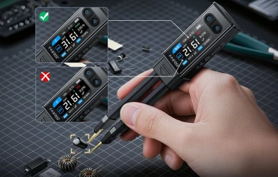 FNIRSI LCR-ST2 černý LCR tester