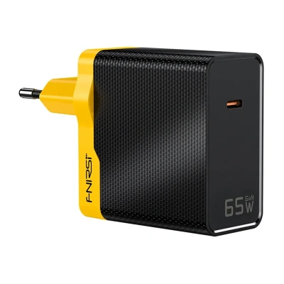 FNIRSI EU 100W PD žluto-černý 65W napájecí zdroj
