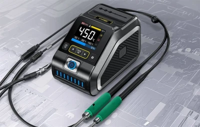 FNIRSI DWS-200 černo-zelená 200 W pájecí stanice