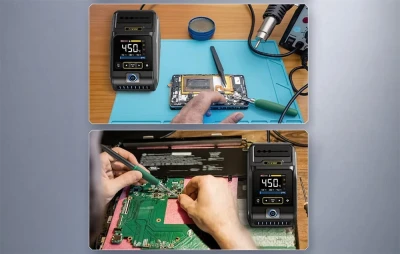 FNIRSI DWS-200F 200 W černá pájecí stanice