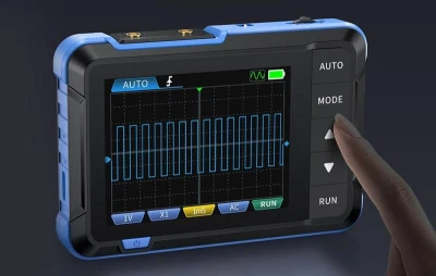 FNIRSI DSO153 přenosný mini osciloskop 2 v 1 s generátorem signálu