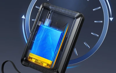 FNIRSI DSO510 modro-černý přenosný mini osciloskop 2 v 1 generátor signálu