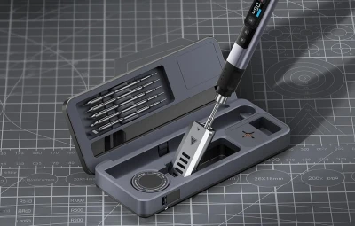 Fnirsi ToolBox HS-02A stříbrný kufřík na nářadí