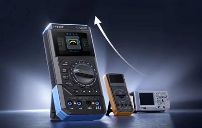Fnirsi DST-210 SigGen černo-modrý 3 v 1 ruční digitální multimetr s osciloskopem